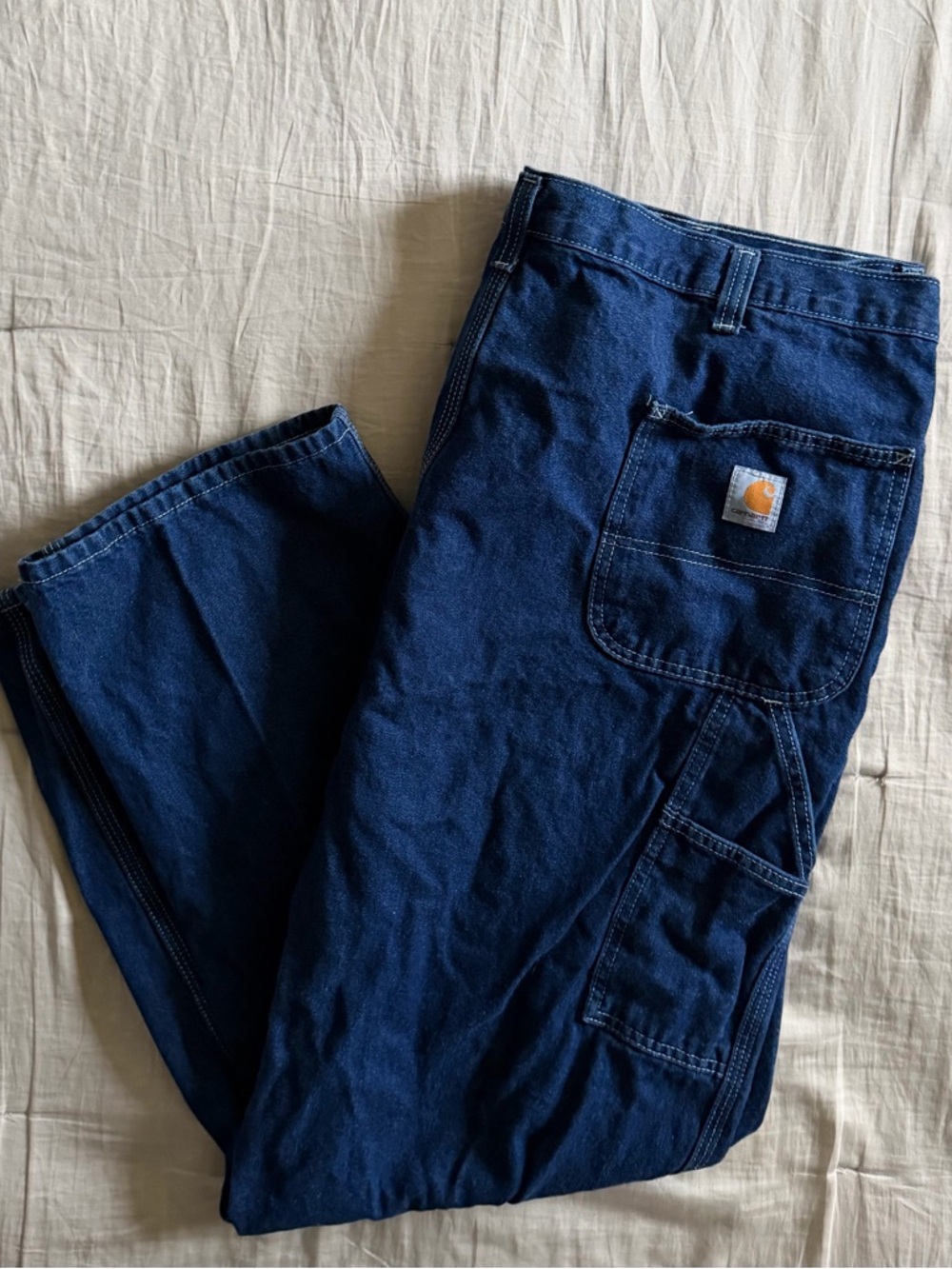 Carhartt Vintage Baggy Carpenter Jeans Dungaree Fit Men’s 44x32 Y2K Workwear